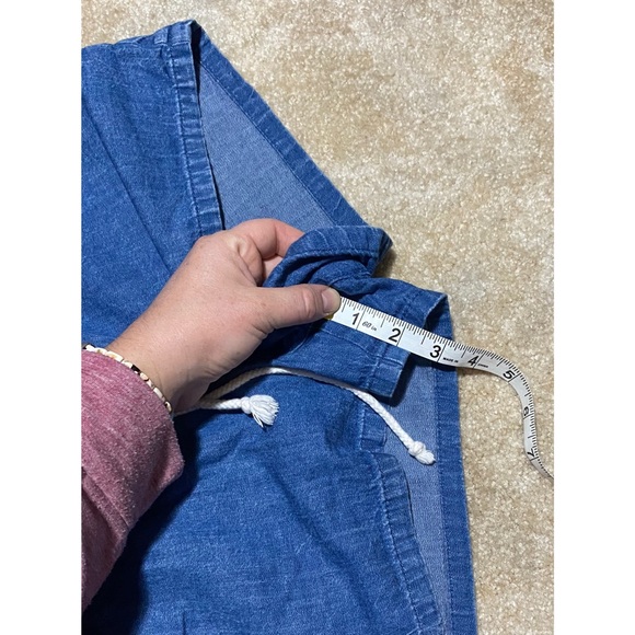 Aerie drawstring blue denim lounge shorts S - Picture 6 of 7